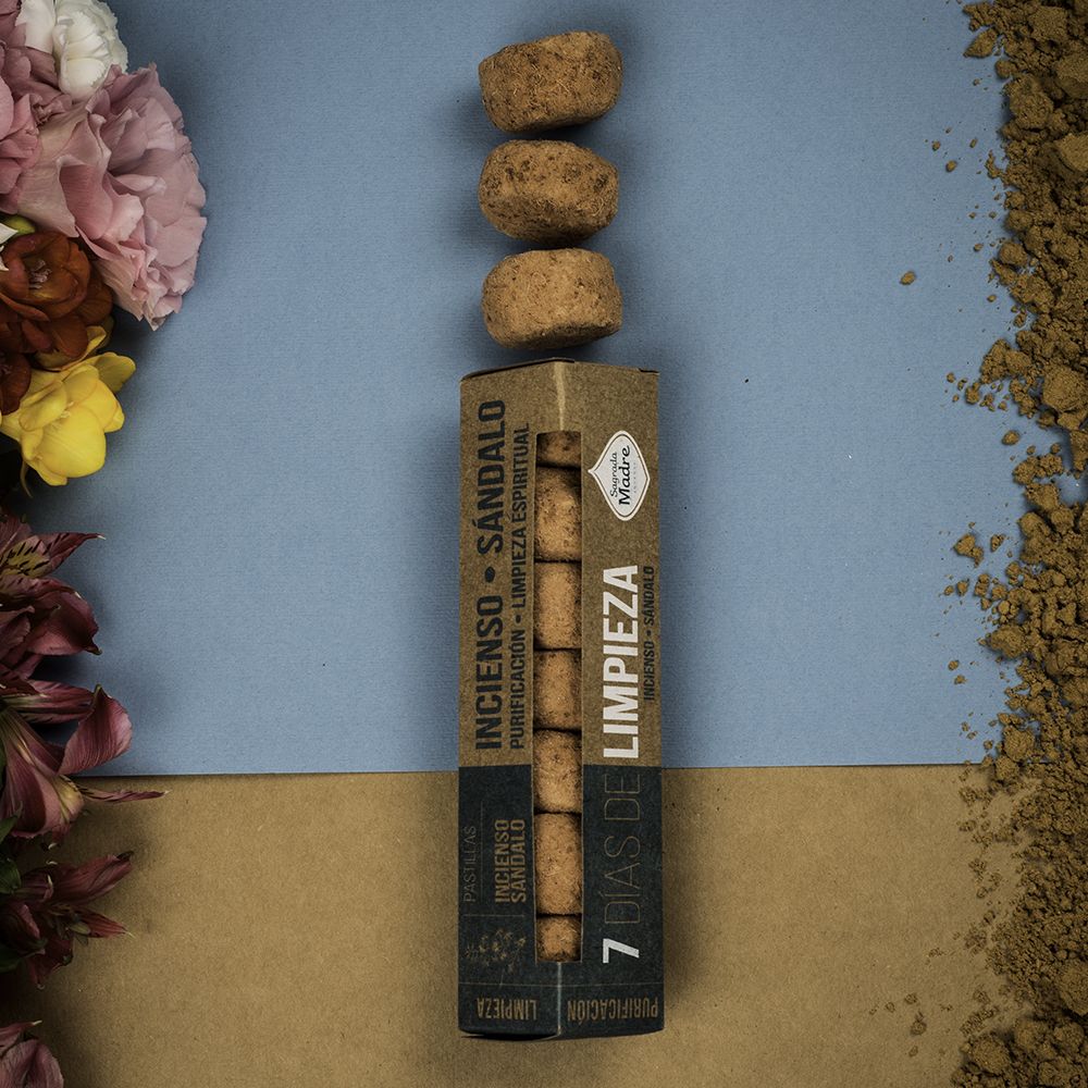 7-day cleaning tablet INCENSE-SANDALWOOD