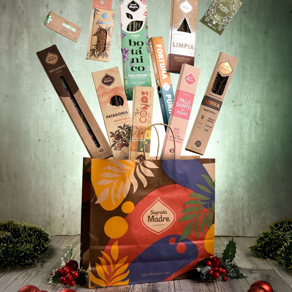 Kraft Gift Bag Color X 10 Units 38X10X32 Cm.