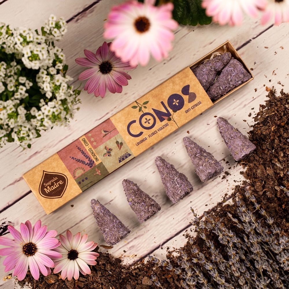 Lavender and Violet Cones