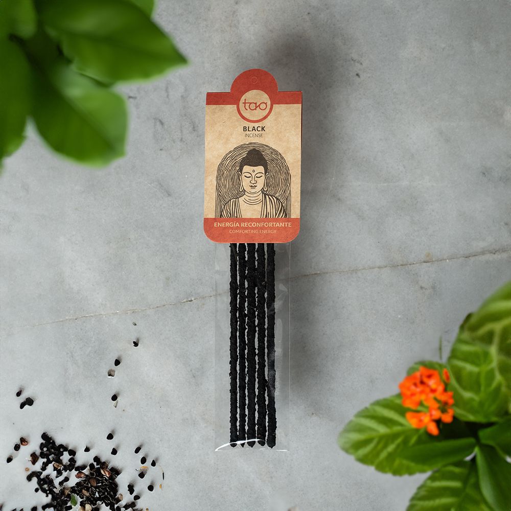 TAO BLACK VANILLA LINE INCENSE (COMFORTING ENERGY)
