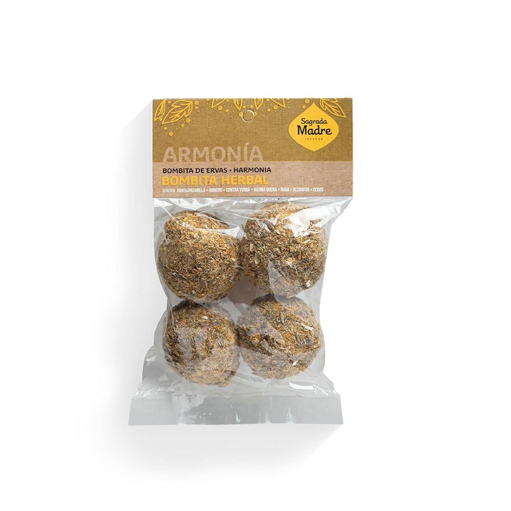 HERBAL BOMB INCENSE SACHET X4 HARMONIA