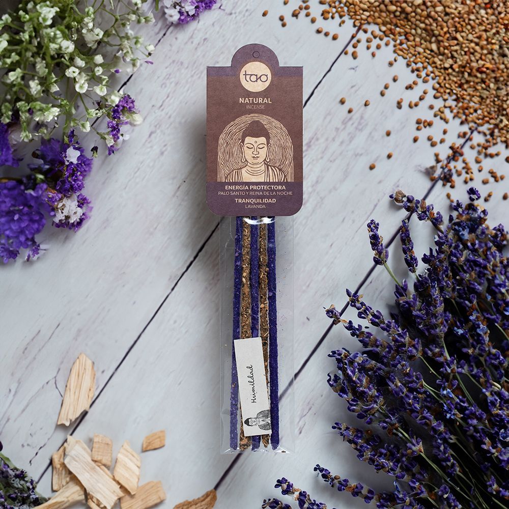 INCIENSO LINEA TAO LAVANDA - PALO SANTO Y REINA DE LA NOCHE