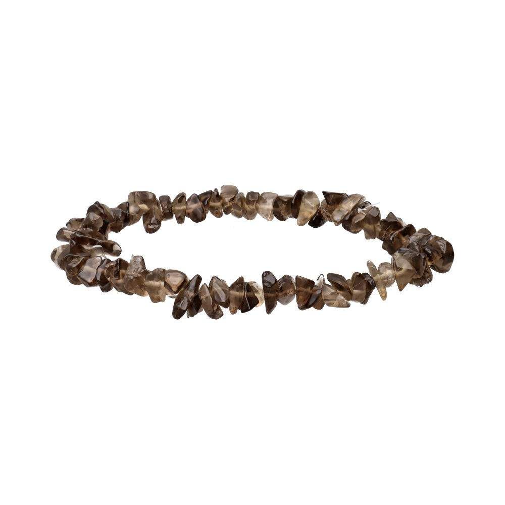 Pulsera Chip de Cuarzo Ahumado