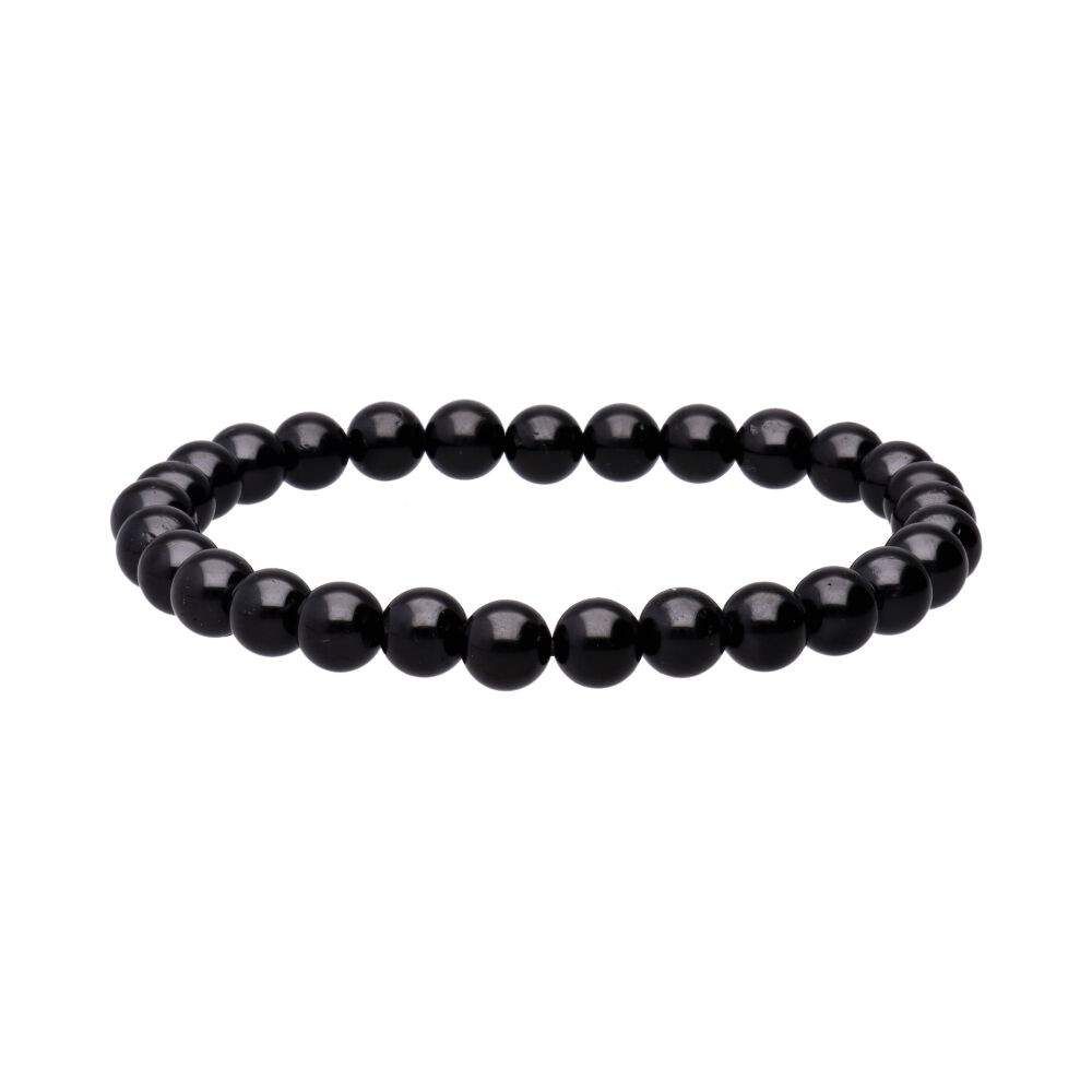 Bracelet en tourmaline noire de 6 mm