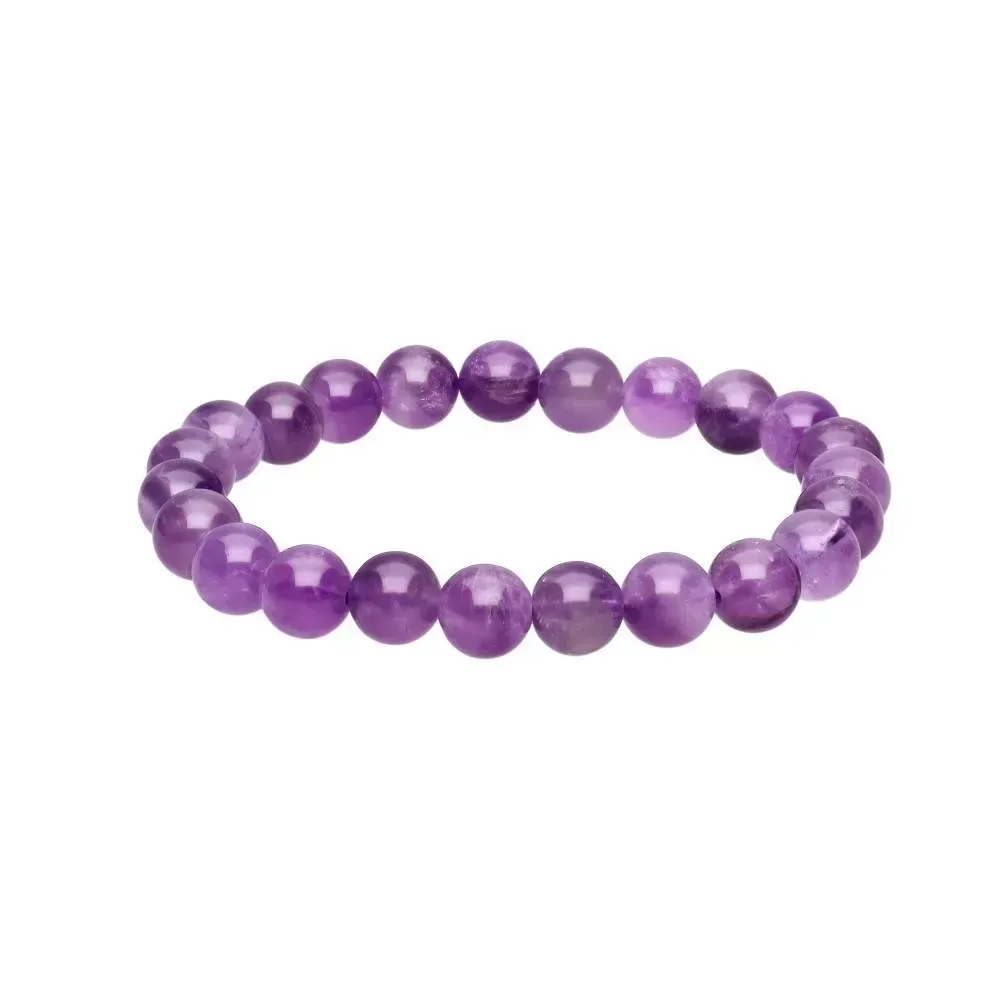 8mm Amethyst Bracelet
