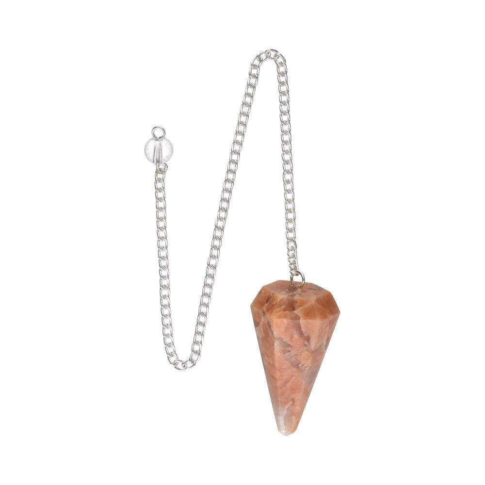 Adularia Faceted Pendulum