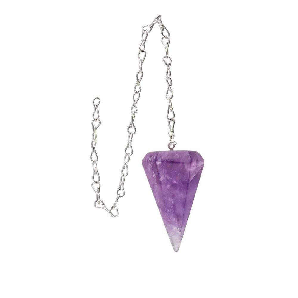 Faceted Amethyst Pendulum (FAC45)