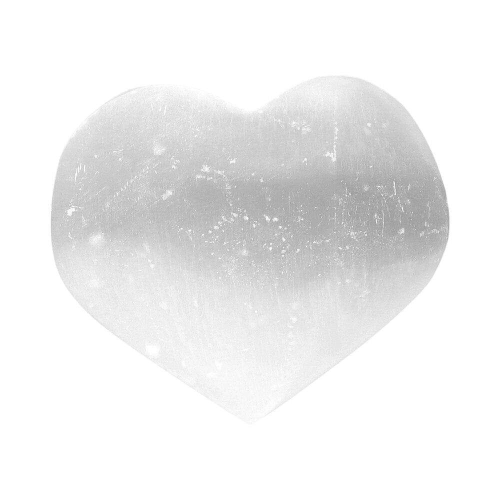 Large Selenite Heart