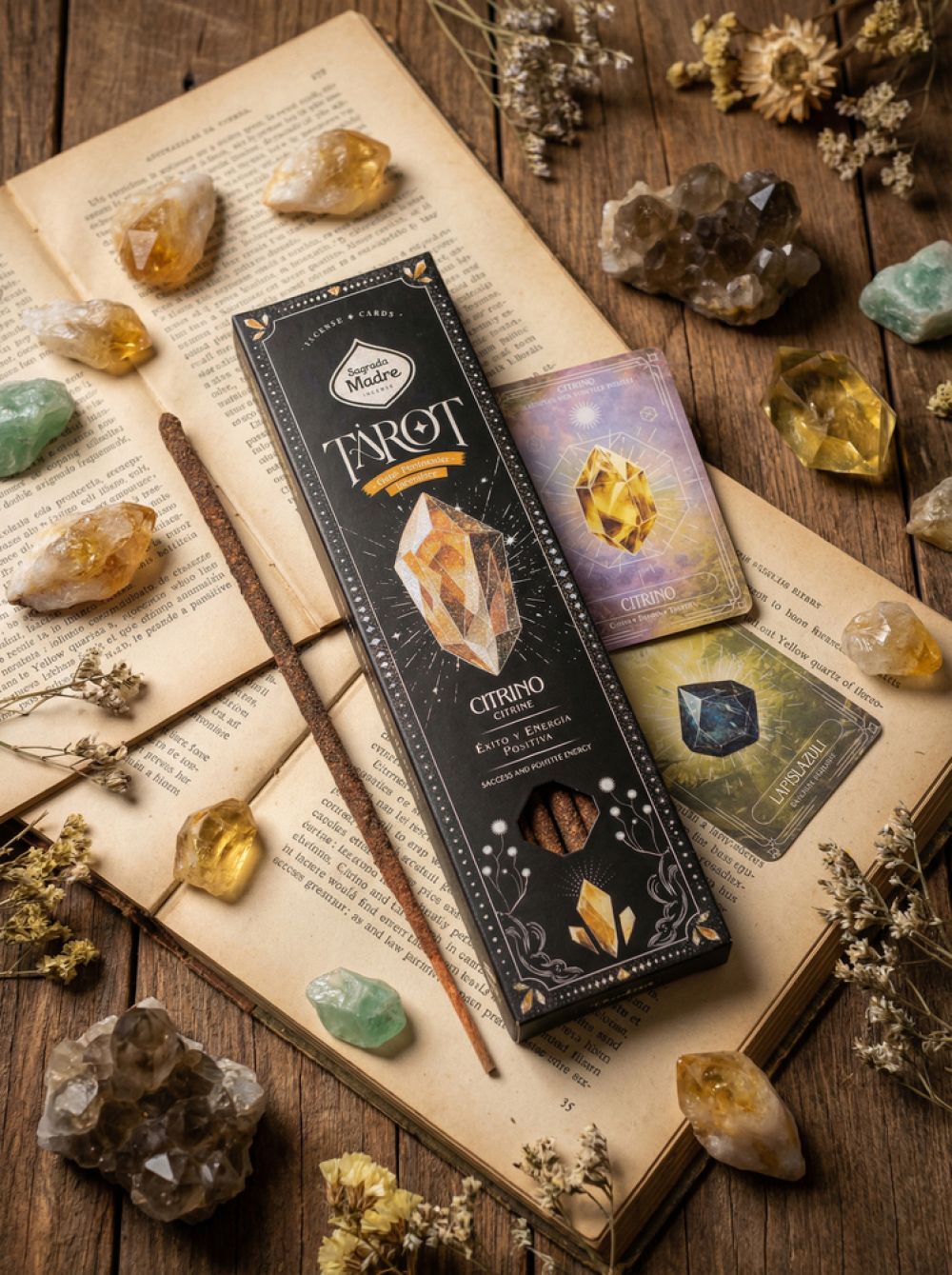 Tarot Gems Incense Citrine - Orange and Spices
