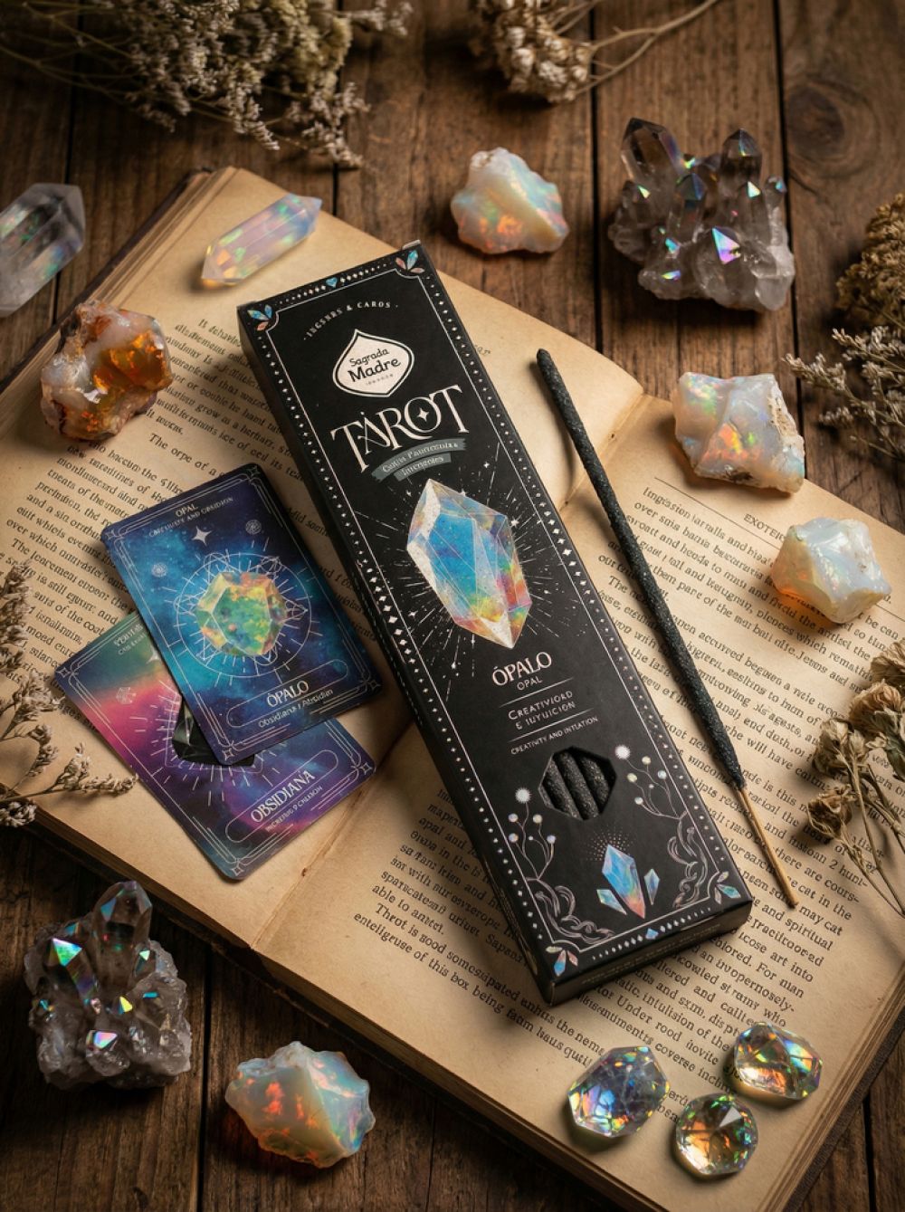 Tarot Gems Incense Opal - Olibanum and Myrrh