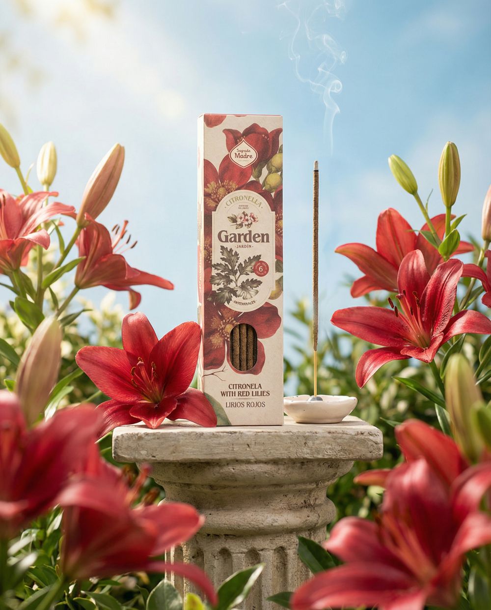 Garden Citronella and Red Lilies Incense